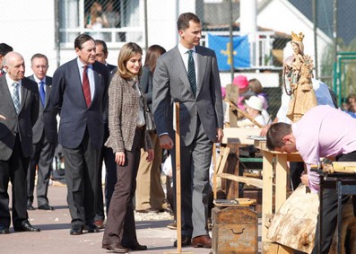 Visita de sus Altezas Reales los Principes de Asturias