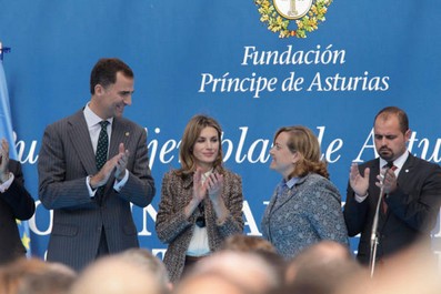 Visita de sus Altezas Reales los Principes de Asturias